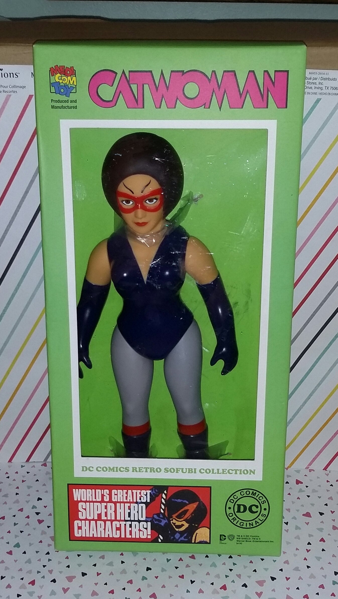 アメコミ CAT WOMAN DC COMIC RETRO SOFUBI CAT WOMAN DC COMIC RETRO SOFUBI