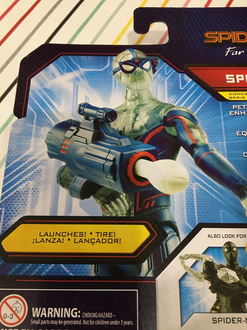 Hasbro 5" Spiderman Far From Home Carded Figure afbeelding 9