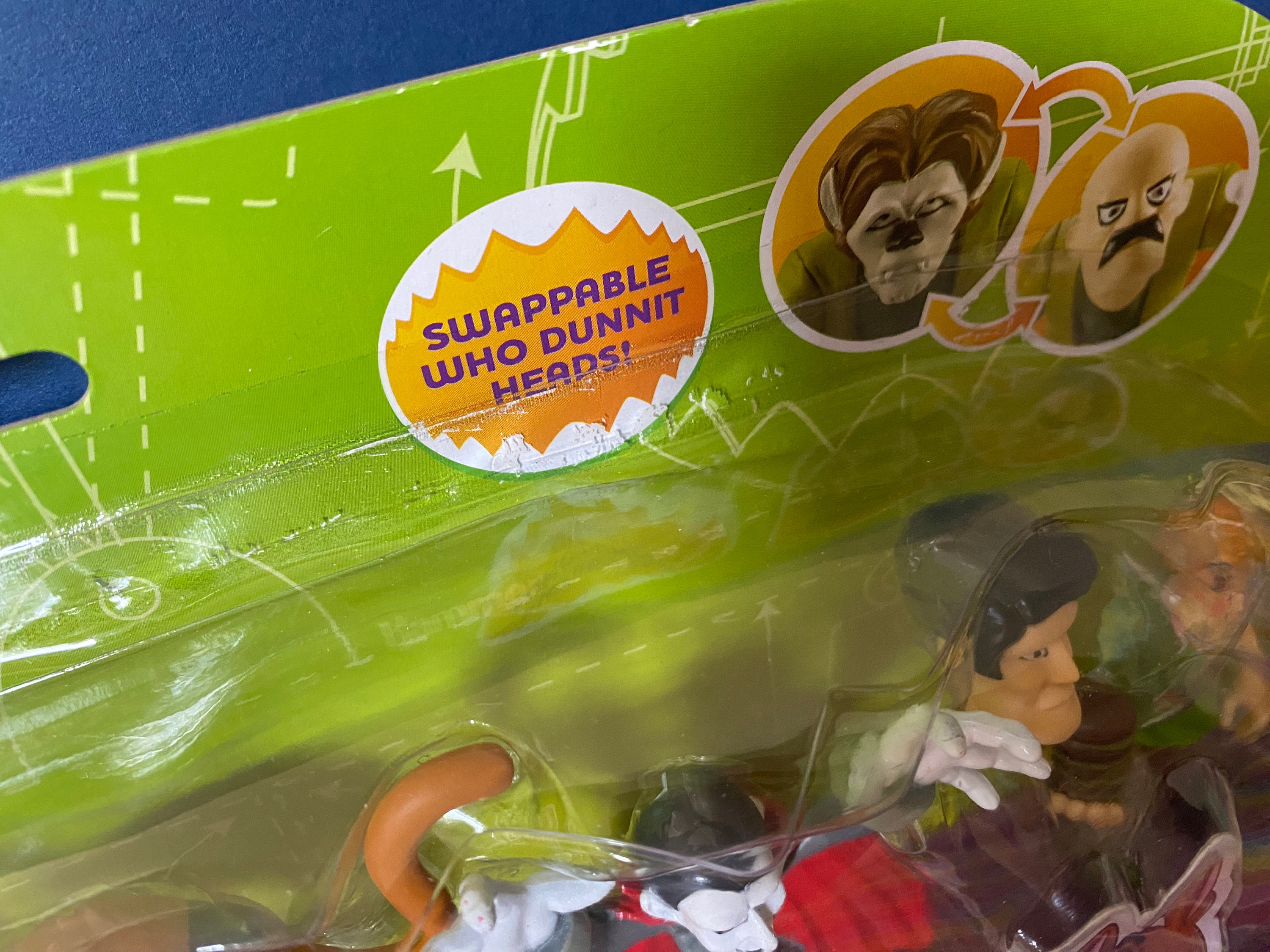 Sealed Hanna Barbera Scooby Doo Time Trap 5 Pack Who Dunnit Heads