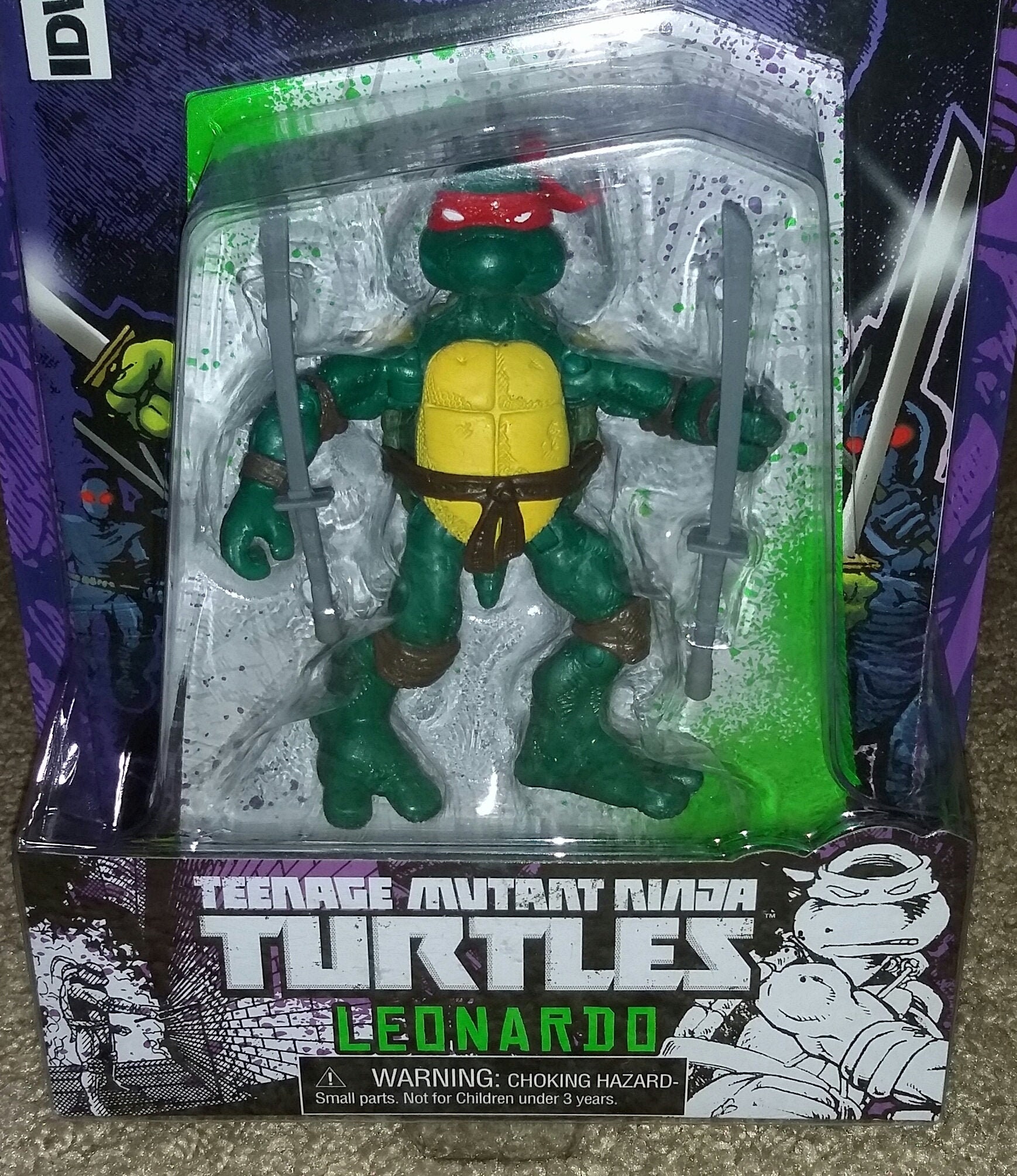 Leonardo Comic Book Series Tortugas Ninja Playmates