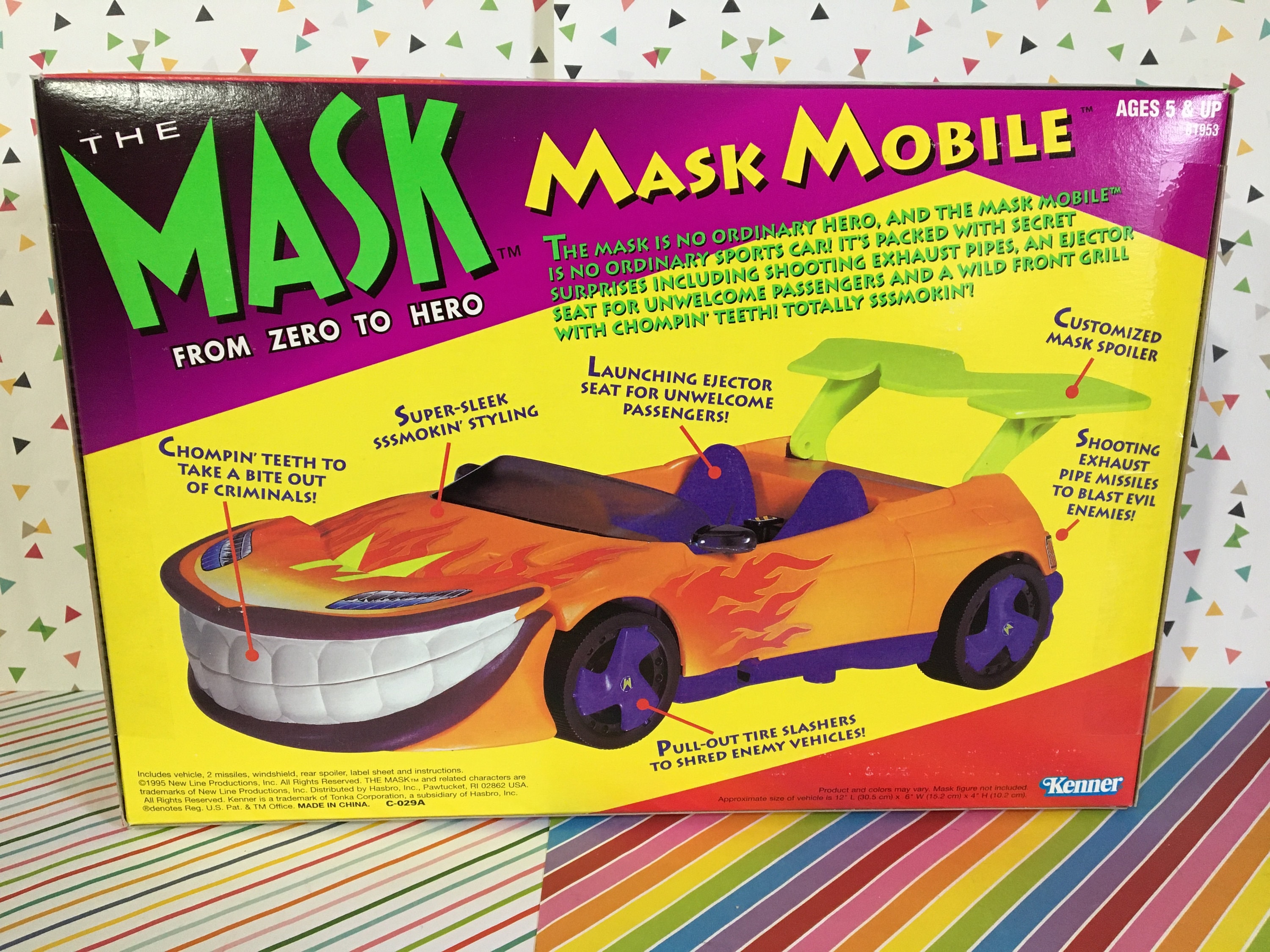 Vintage 1995 Kenner Boxed the Mask Mobile -from Zero to Hero - Etsy