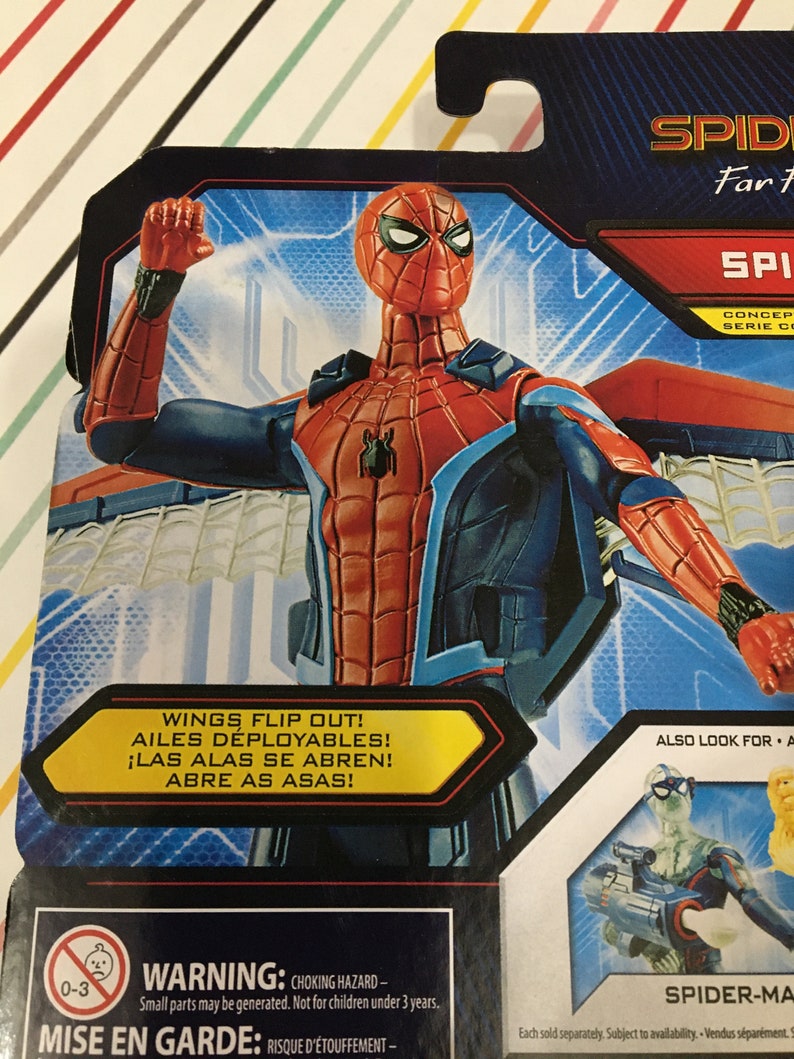 Hasbro 5" Spiderman Far From Home Carded Figure afbeelding 5