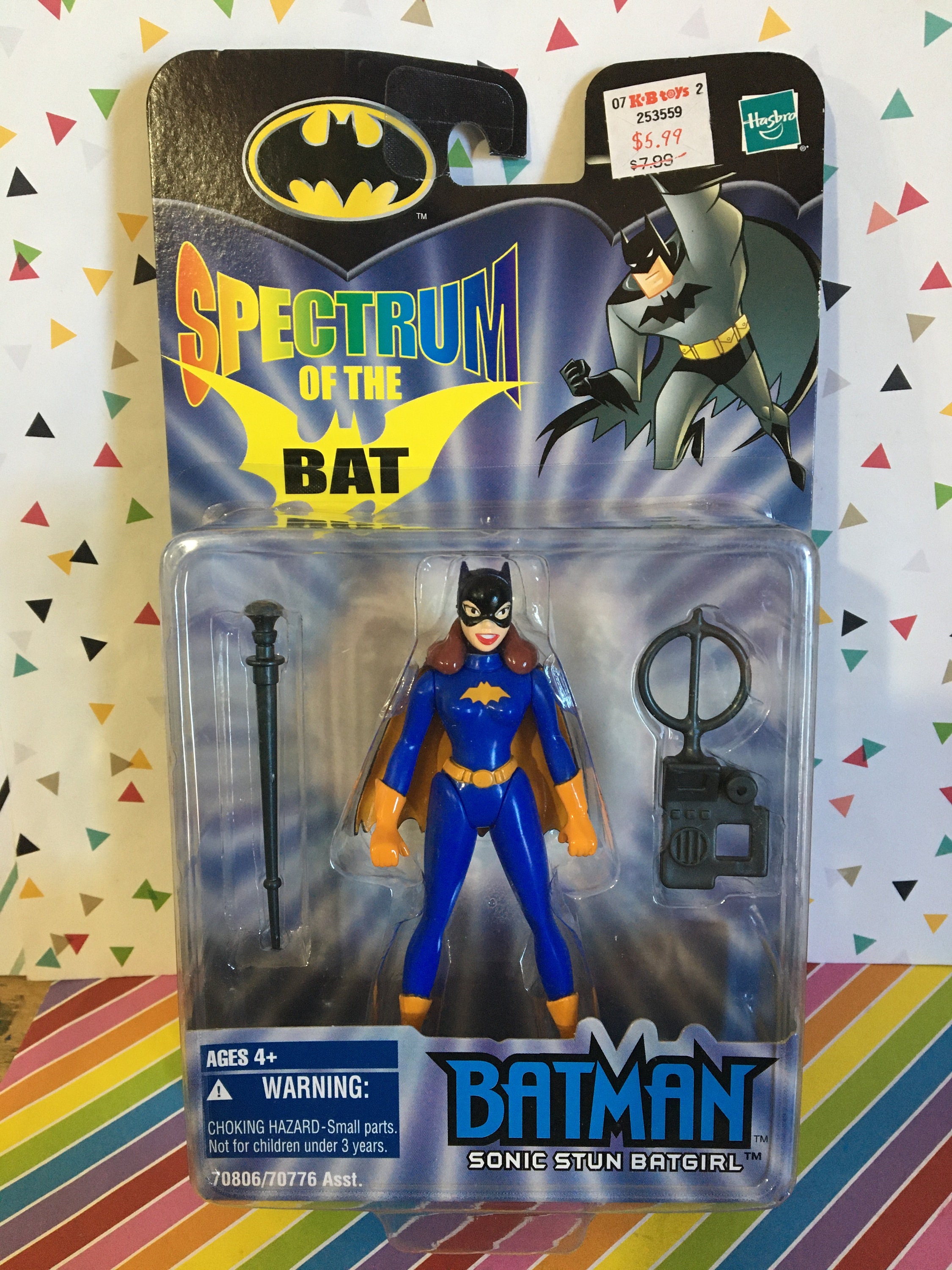 2002 Hasbro Batman Spectrum of the Bat Batgirl Carded Figure