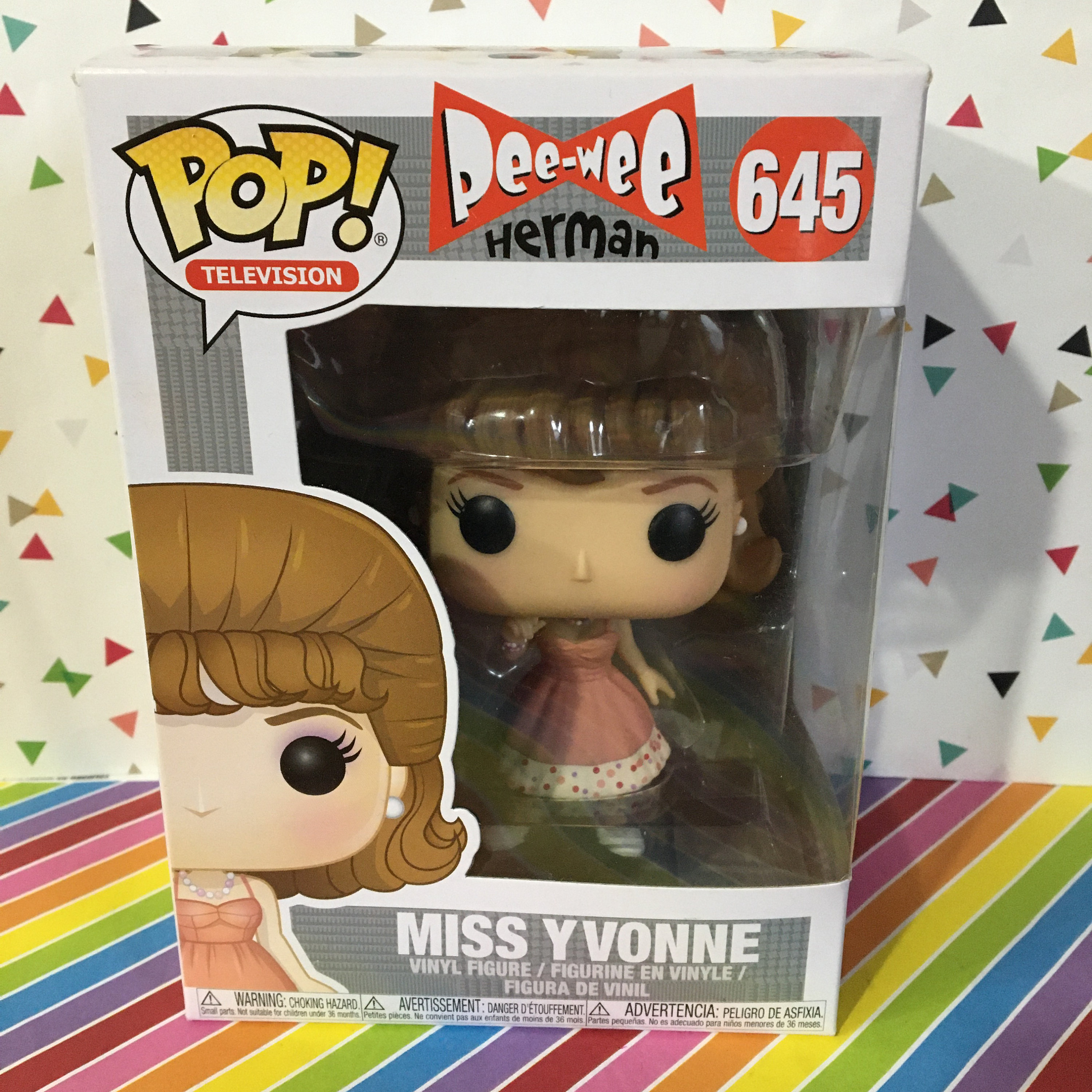 Funko Pop Pee Wee's Playhouse Miss Yvonne Boxed Figure - Etsy