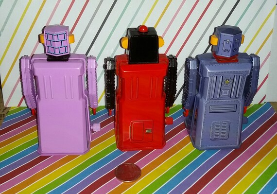 Vintage Lot of 3 1997 Masadaya Gang of Five Windup Robots - Etsy