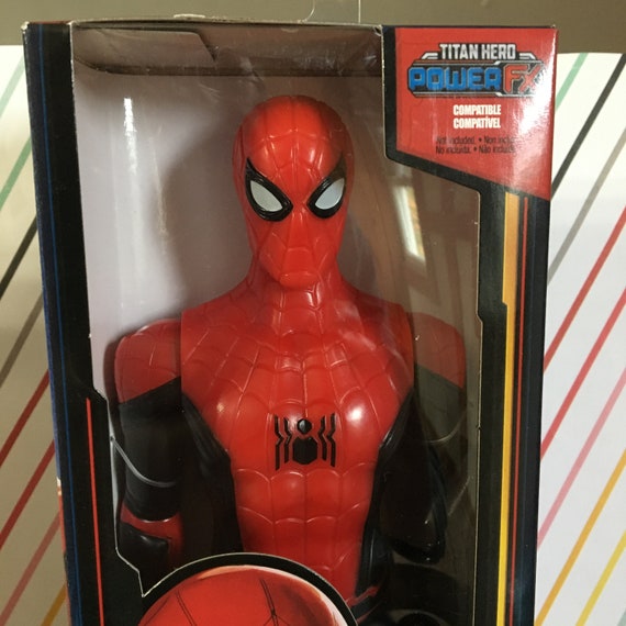 Figurine Spiderman Avengers Illuminée LED Rouge - 17 Cm - Membres Articulés - Dans Sa Boîte (INBOX) - 2024