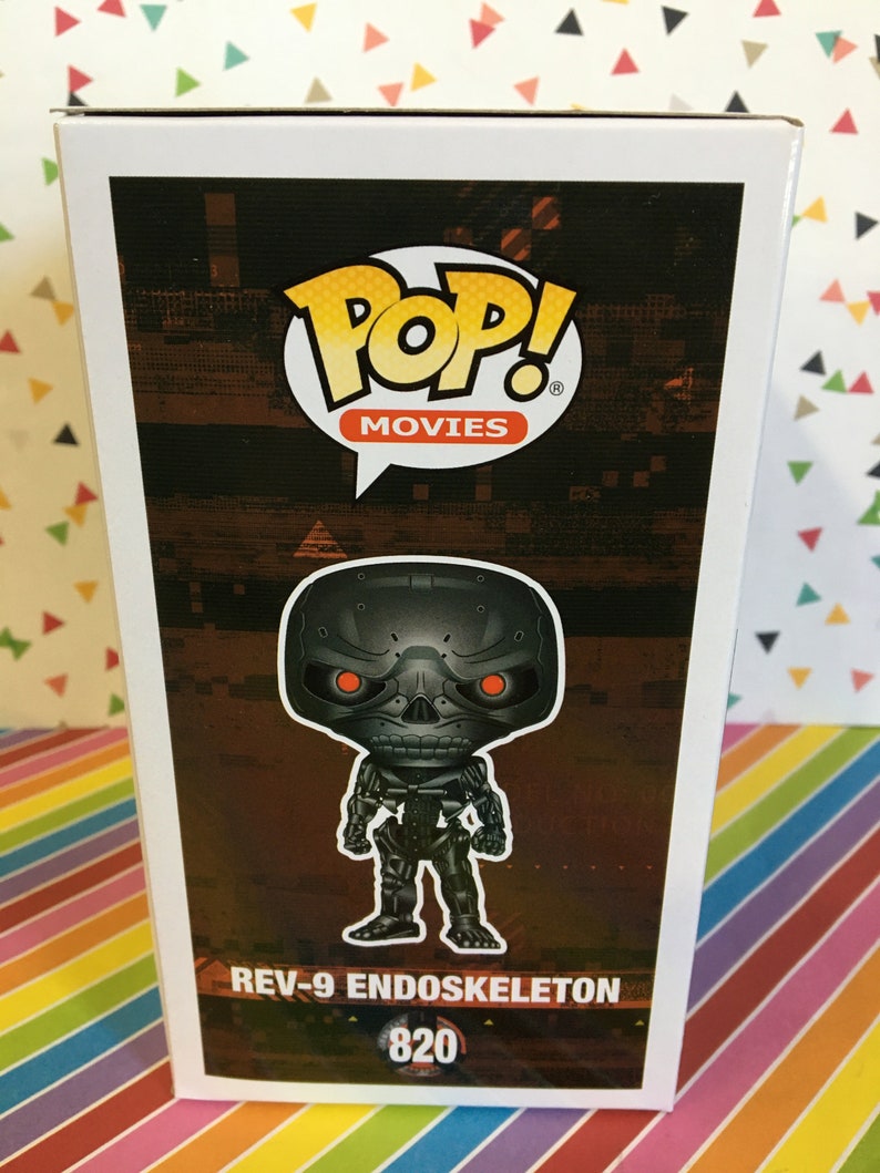 Funko Pop Terminator Dark Fate REV 9 Endoskeleton 820 Boxed - Etsy