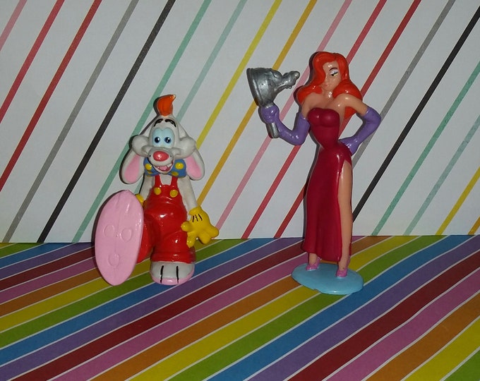Vintage 1987 Disney Roger Rabbit Applause PVC Figures - Etsy
