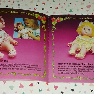 Vintage 1980's Strawberry Shortcake Kenner Doll Complete Booklet image 4