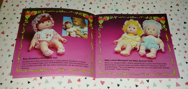 Vintage 1980's Strawberry Shortcake Kenner Doll Complete Booklet image 4