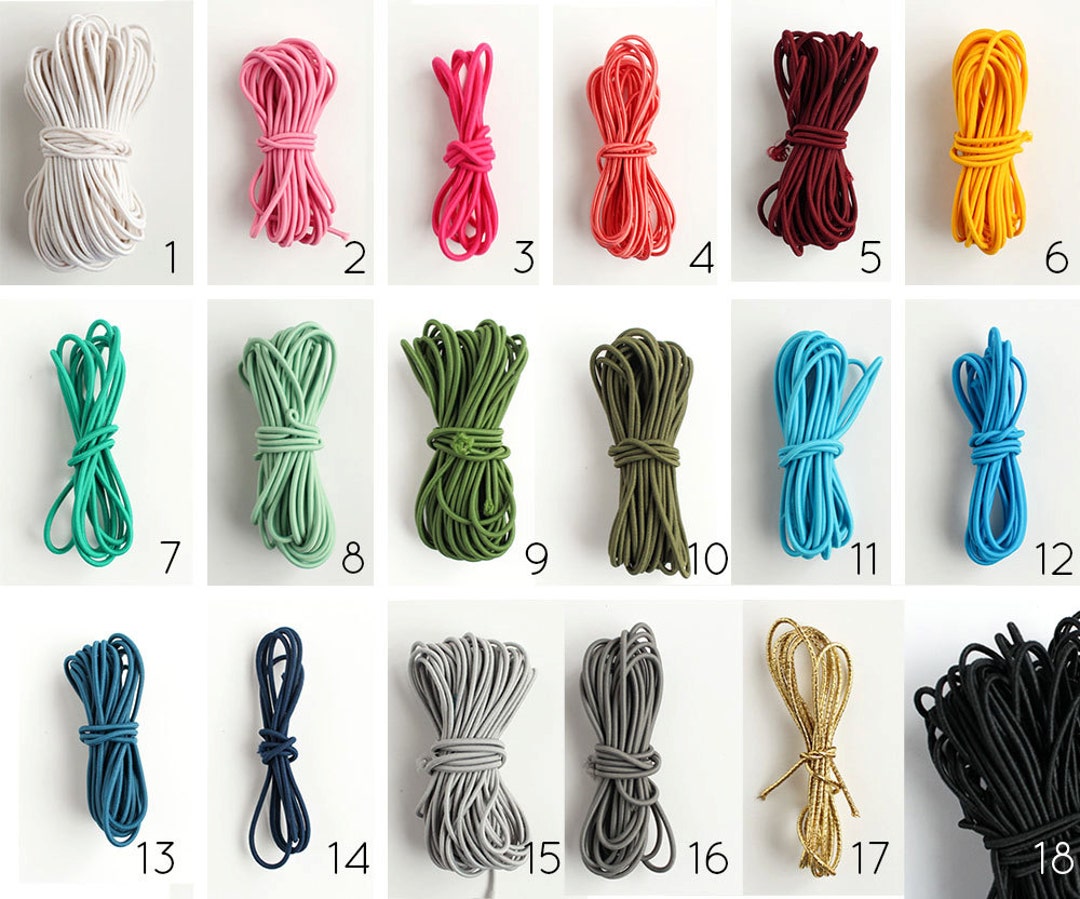 Elastic Cord by the Yard Fabric Traveler's Notebook Etsy