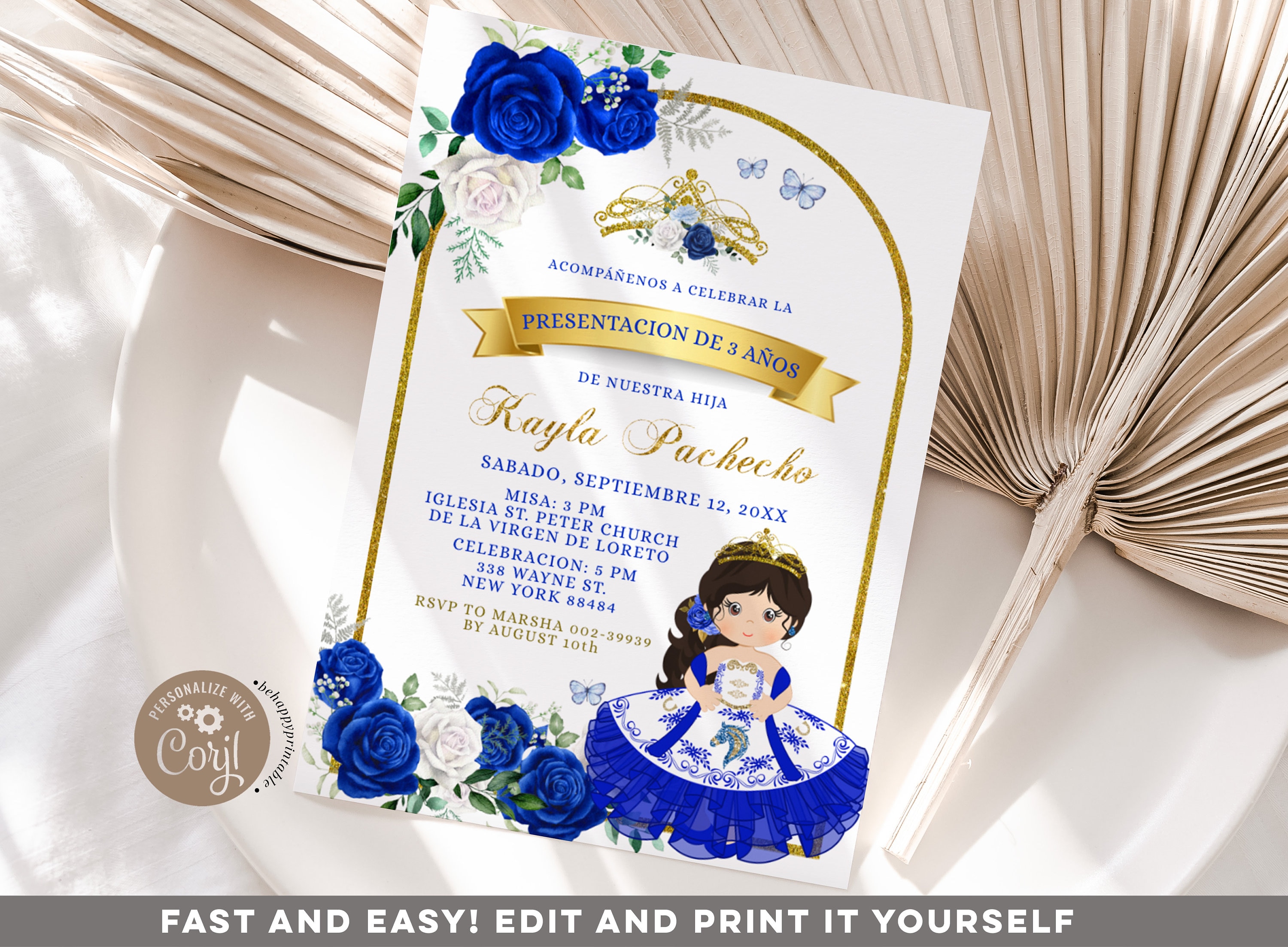 Invitaciones Para 3 Anos