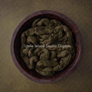 Earthy Olive Newborn Digital Backdrop