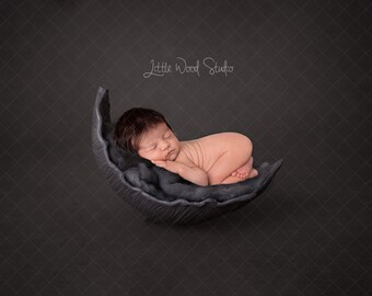 Newborn Digital Backdrop  Curved grey newborn prop digital background