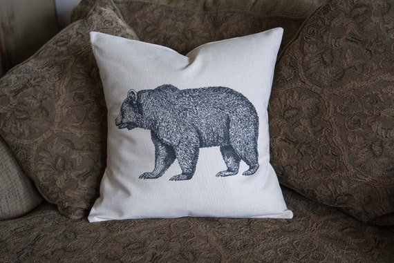 Black bear cheap pillow