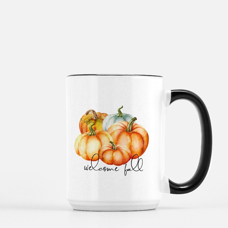 Pumpkin Spice Coffee Mug Power Couple Autumn Fall Microwave Dishwasher Safe Ceramic Cup
