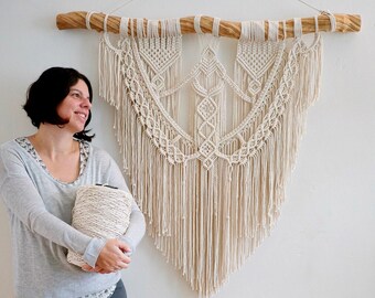 Macrame Wall Hanging - Macrame Patterns - Macrame Wall Art - Wall Tapestry - Macrame Backdrop - Macrame Wedding Backdrop -