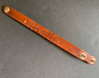 Firefly Leather Snap Bracelet (OLD STOCK)