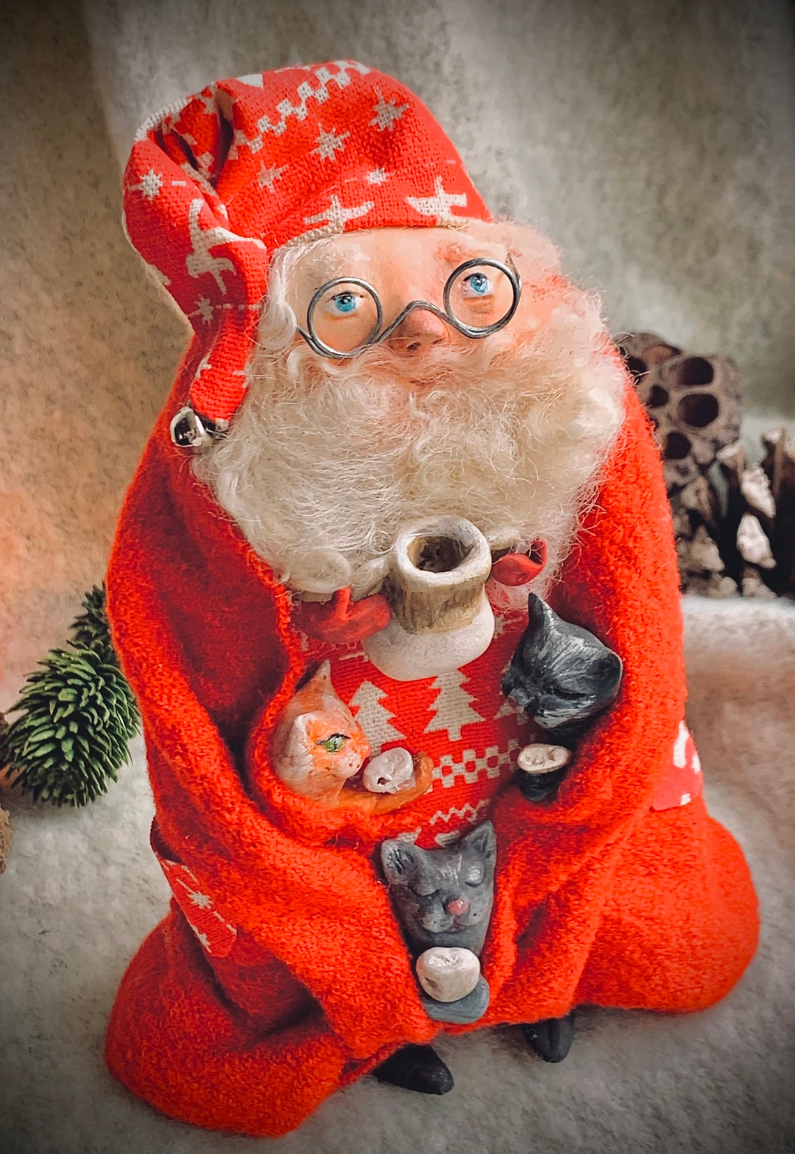 Santa Clause Weihnachten Christmas Man Nicolaus Christmas | Etsy UK