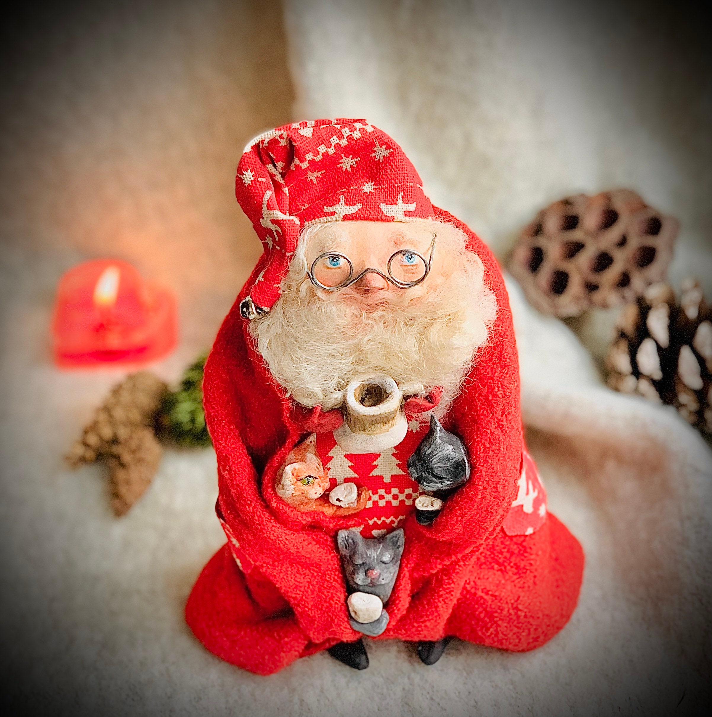 Santa Clause Weihnachten Christmas Man Nicolaus Christmas | Etsy UK