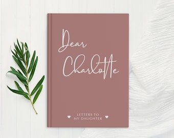 Lettere a mia figlia - Diario personalizzato - Diario dei ricordi - Diario di cara figlia - Regalo per figlia - Quaderno di diario personalizzato