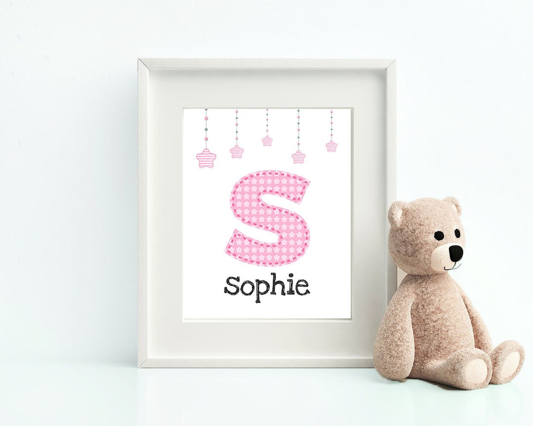 Customizable Printable Nursery Decor Child Bedroom / Home Decor Digital ...