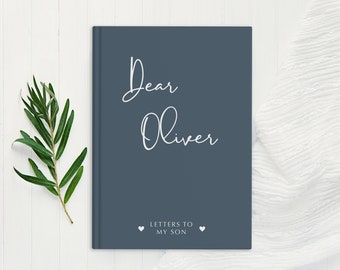 Diario personalizzato Lettere a mio figlio - Diario dei ricordi - Diario Caro figlio - Regalo per figlio - Quaderno diario personalizzato