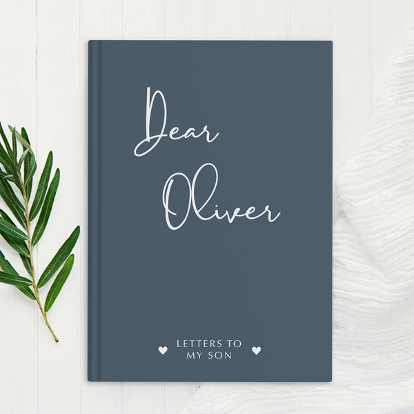 Letters to My Son Personalisiertes Journal - Memory Andenken Journal - Dear Son Journal - Geschenk für Sohn - Custom Journal Notebook