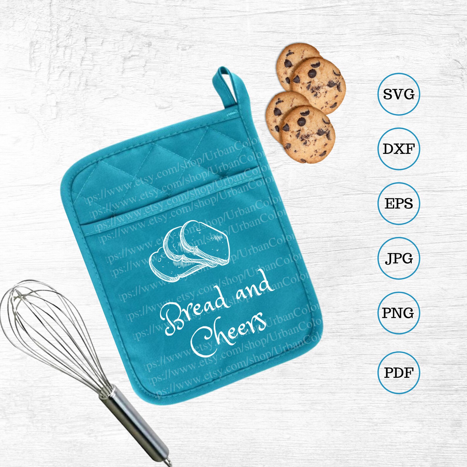 Potholder Svg Oven Mitt Svg Dxf Jpg Cut File Kitchen Svg Etsy