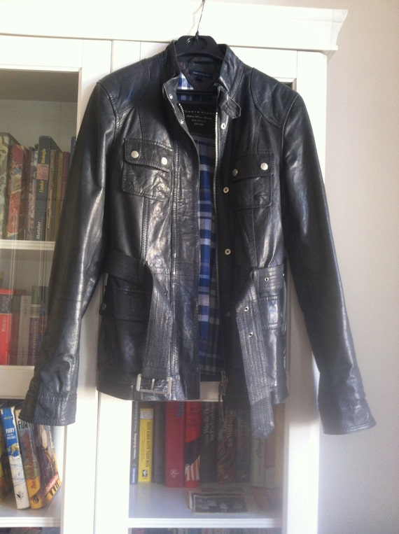 Gorgeous Tommy Hilfiger leather jacket 