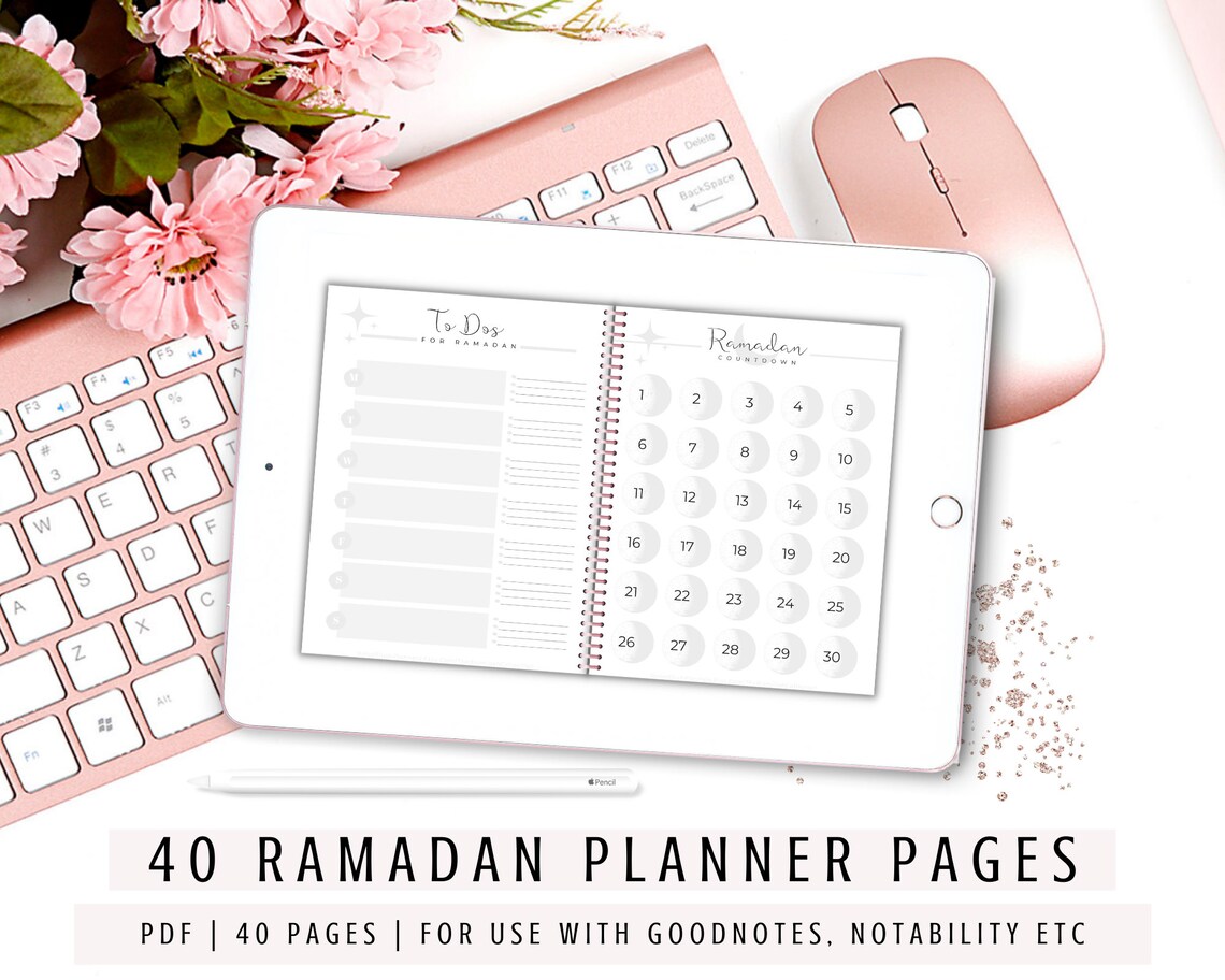 Ramadan Planner Digital Planner Page Muslimah Planner Etsy
