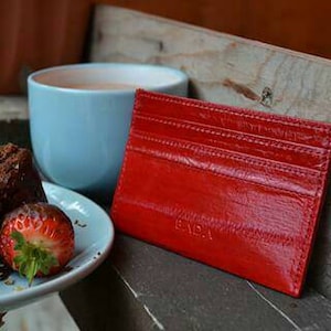 Eel cheap skin wallet