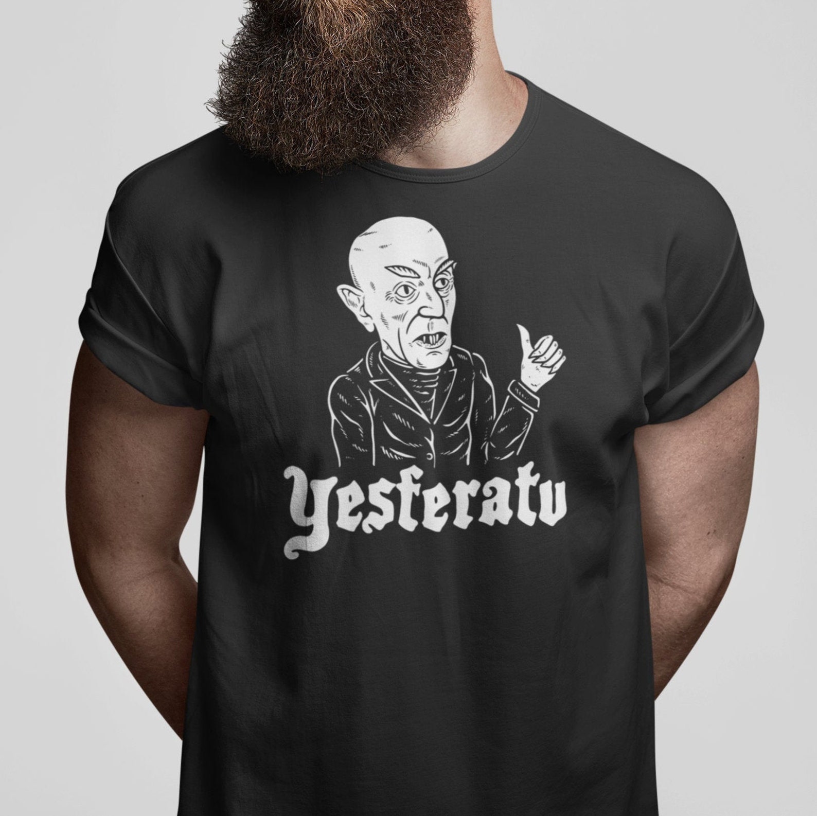 Yesferatu TShirt Nosferatu Funny Vampire Shirt Funny Etsy