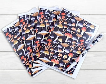 mushroom note cards, thank you cards, card multi pack - A lovely set of note cards prefect for any occasion.