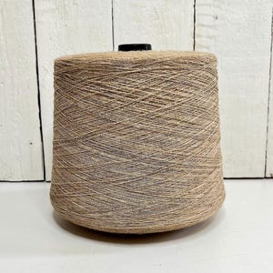Linen yarn on cone and linen yarn cakes, Natural linen yarn, Lace weight linen for crafts, 100% linen thread,   Yarn for crocheting