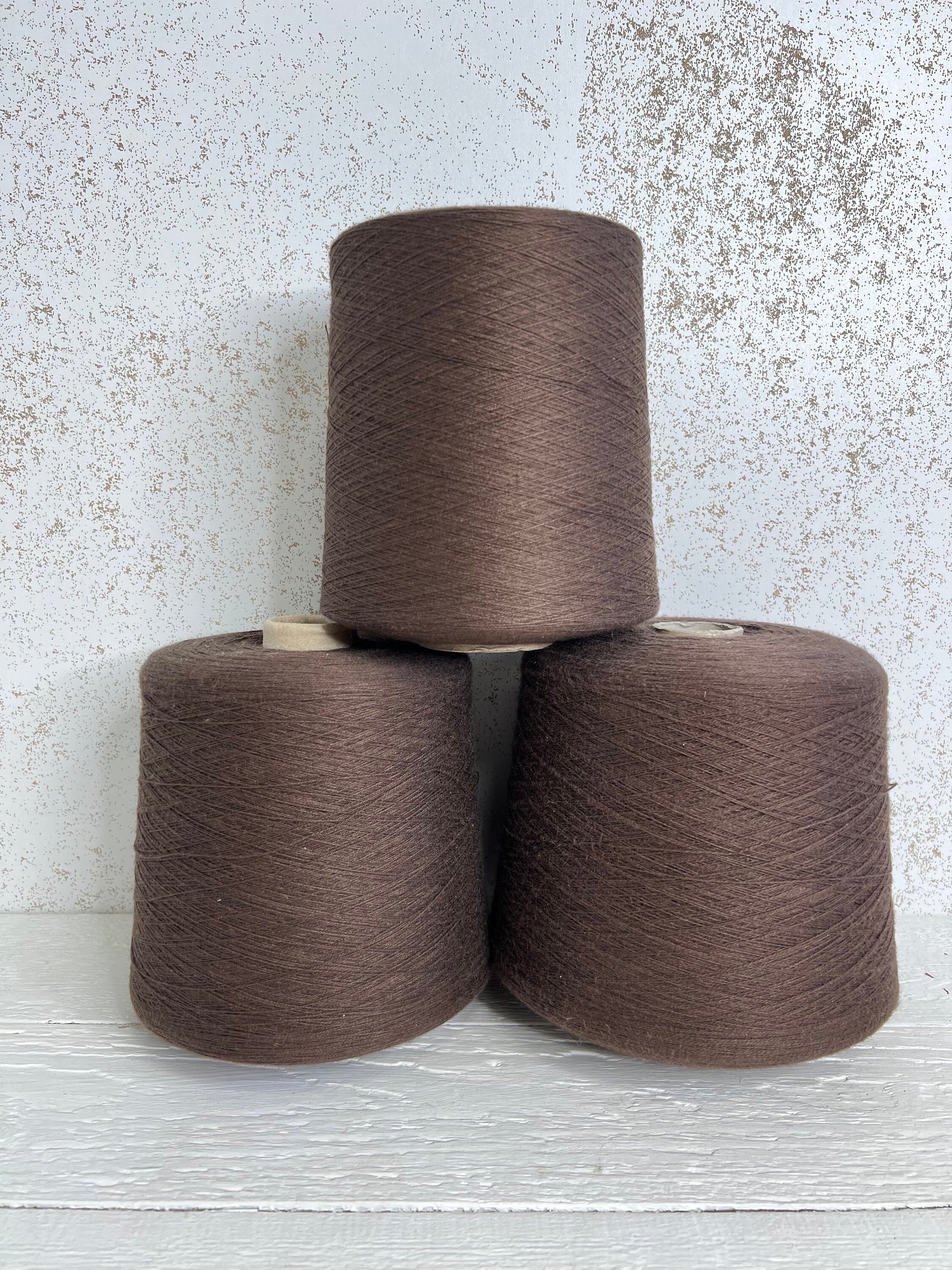 Brown Cotton Yarn, Lace Yarn Thread for Knitting and Crocheting ...