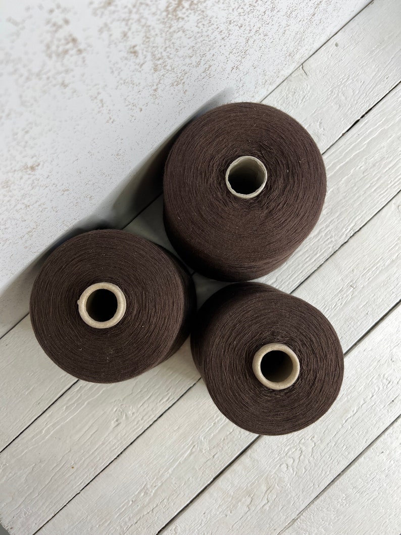 Brown Cotton Yarn, Lace Yarn Thread for Knitting and Crocheting ...