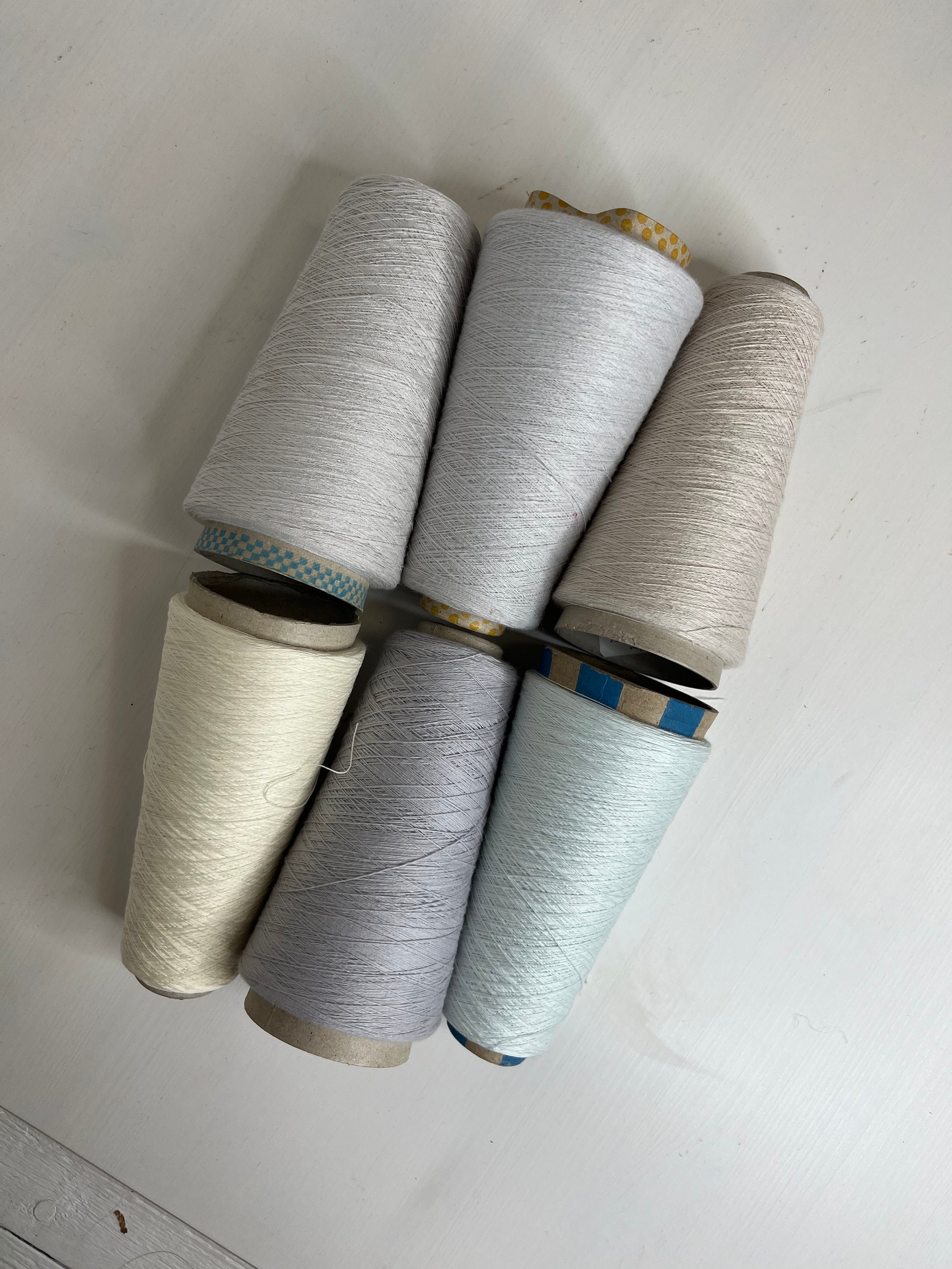 4 PACK of 6000 Yard (each) Spools LIGHT Gray Sewing Thread All Purpose 100%  Spun Polyester Overlock Cone – Sedona Designz