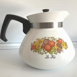 Vintage Corning Ware Spice of Life 6-Cup Tea Pot Kettle (P-104)