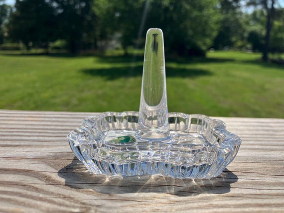 Waterford Fine Crystal Lismore Rectangular Ring Holder View 3