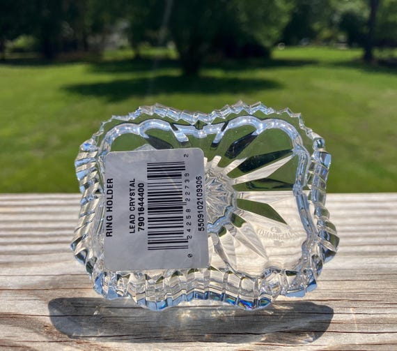 Waterford Fine Crystal Lismore Rectangular Ring Holder View 6