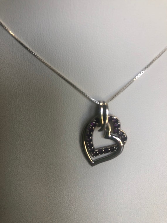 925 sai heart necklace clearance
