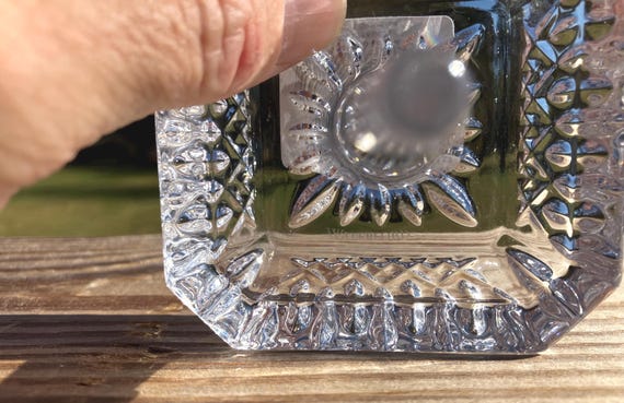 Waterford Fine Crystal Lismore Rectangular Ring Holder View 2