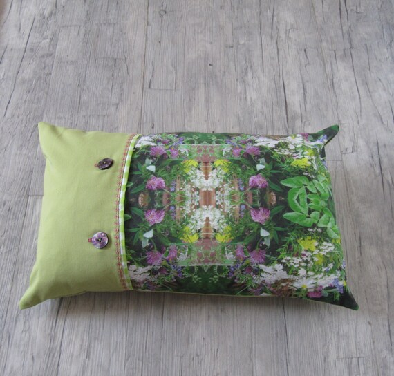 Cushion 12x20 30x50 Cm Flower Cushion Pillow Etsy