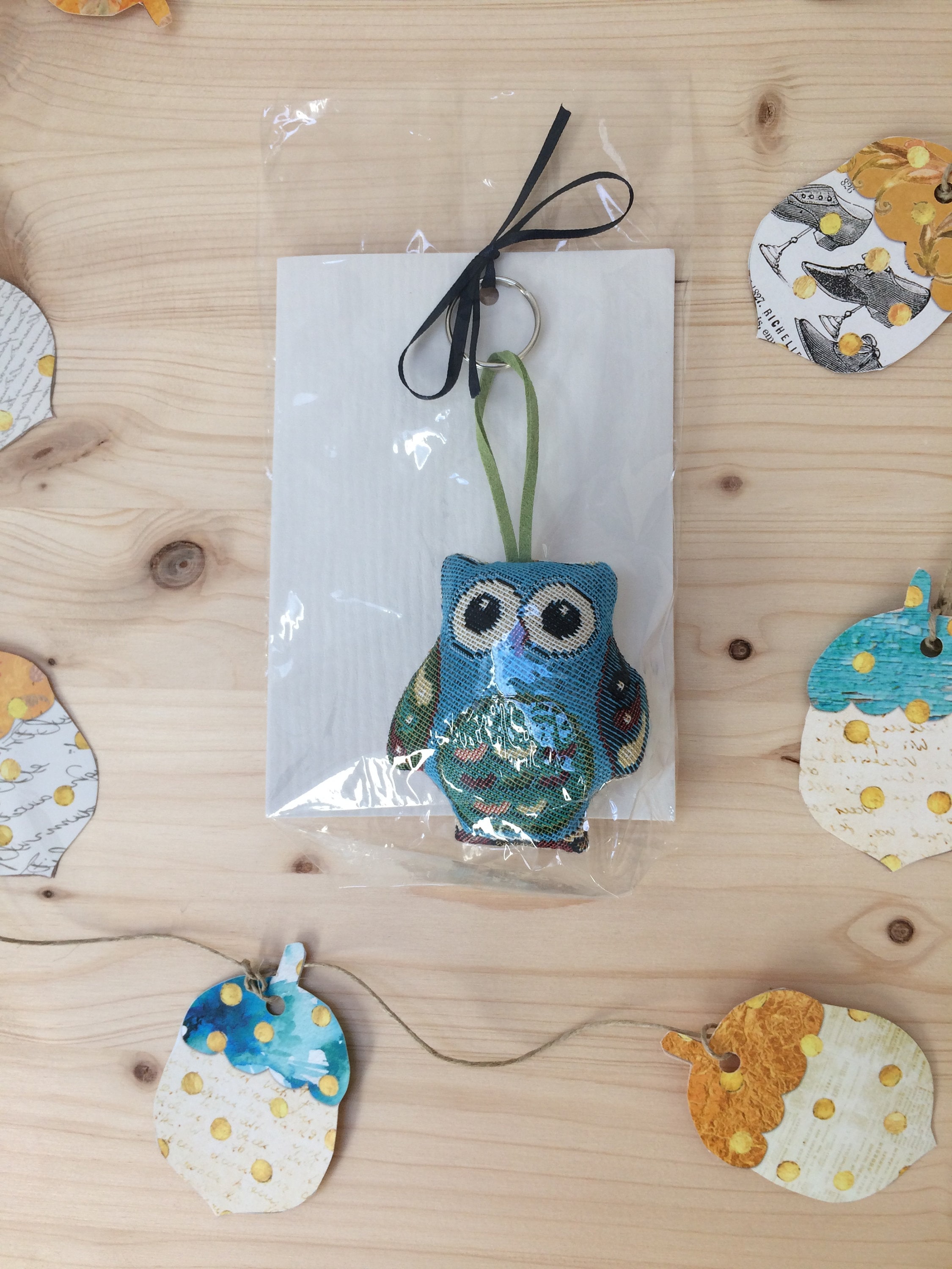 Key chain owl, Owls, Key lane, Owl design, turquoise gift, gift for owl lover, kawaai, small gift, b