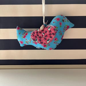 Vögel, Vogel Dekoration, blauer Vogel, Fantasy Vogel, Kinderzimmer Dekor, Dekoration für Haus, Krippe Mobile, gute Besserung Geschenk, Landhaus Dekor