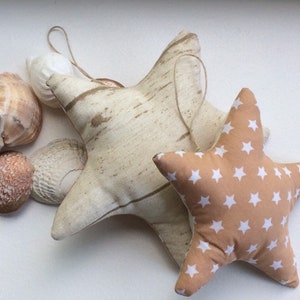 Starfish, hanging ornament, sea star, doorhanger, coastal home, ready to ship, nursery decor, Nautical Decor, summerhome, weekend home,