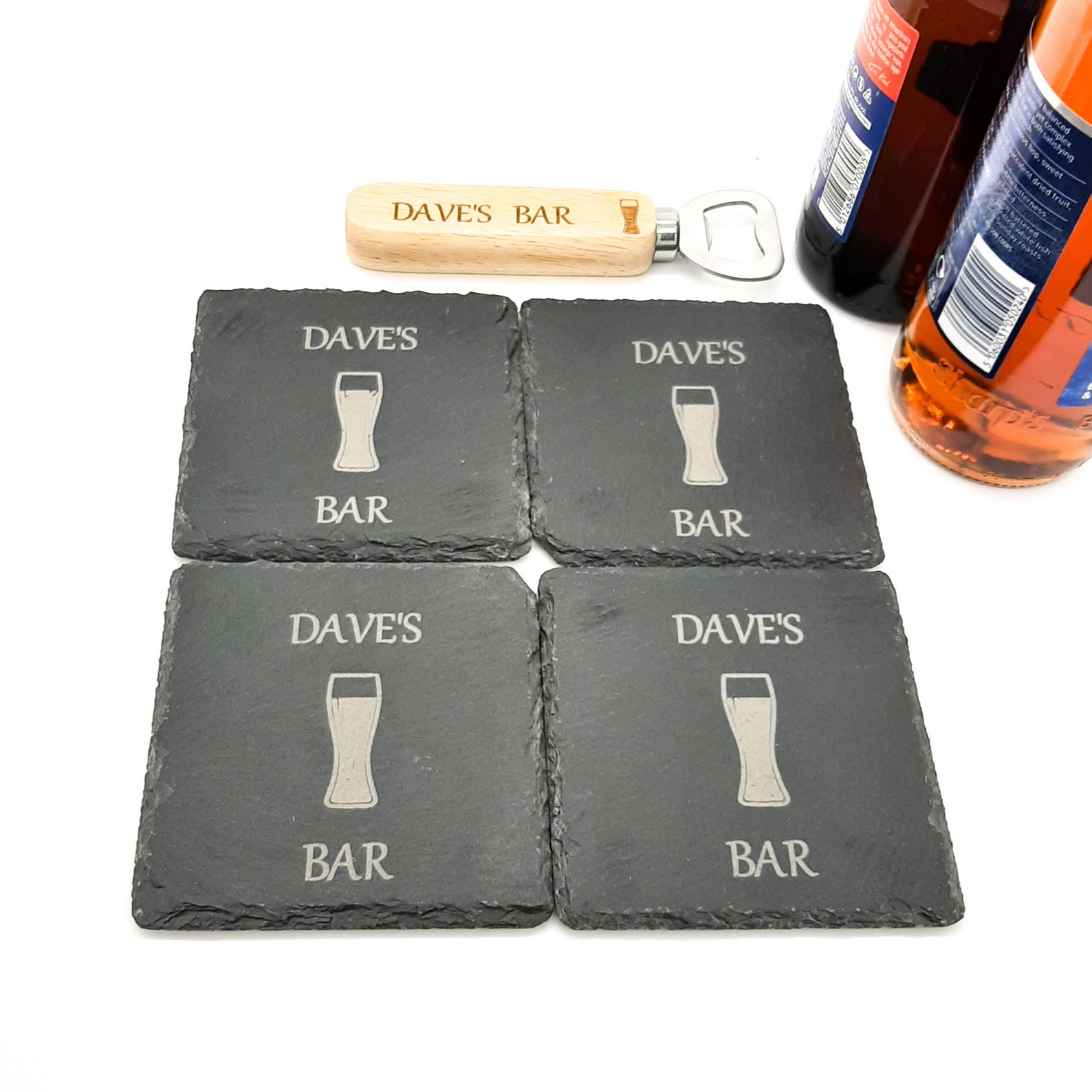 Personalised Home Bar gift set. Ideal birthday gift for dad or Etsy