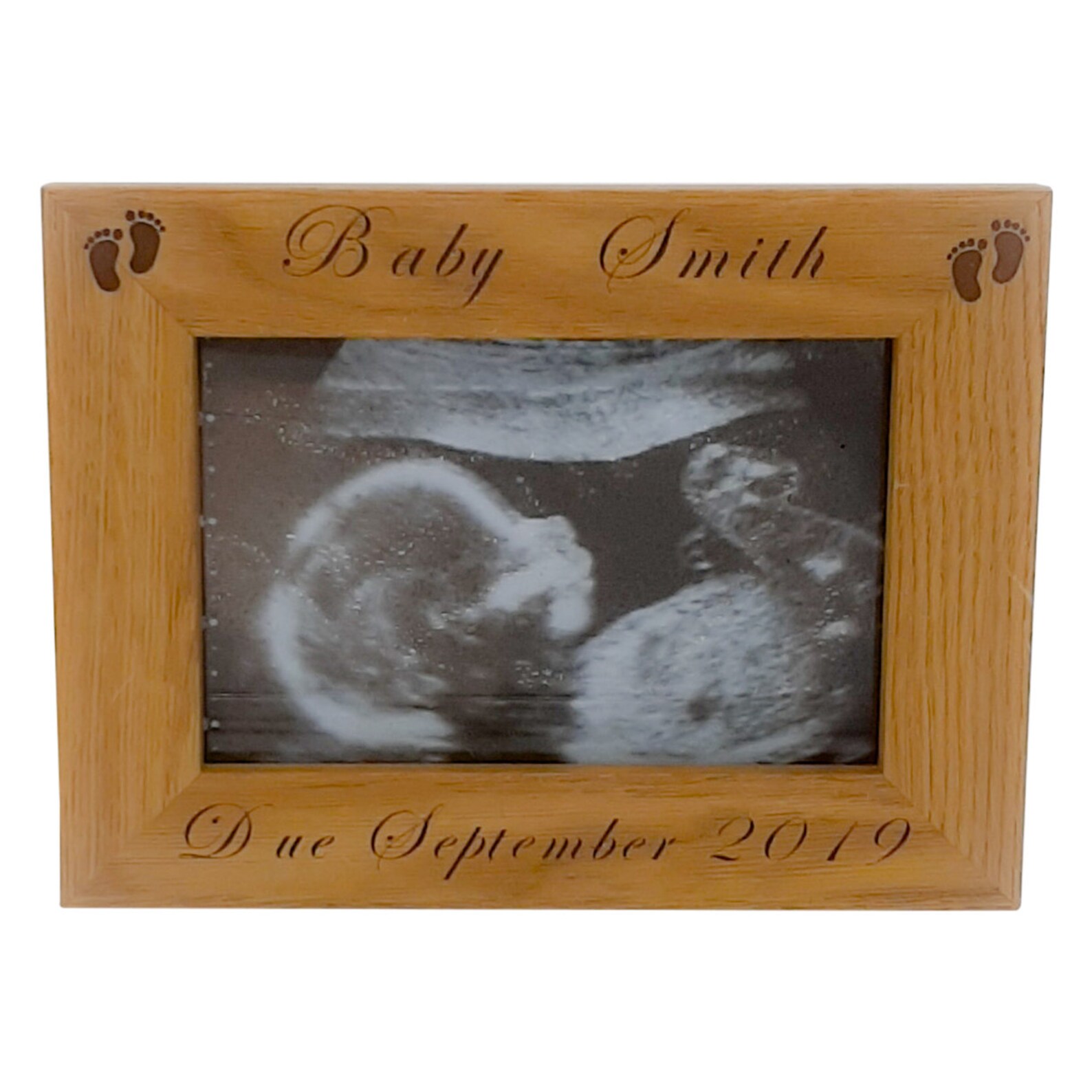 Baby Scan Picture Frame Personalised With Name & Due Date. 3 Etsy UK