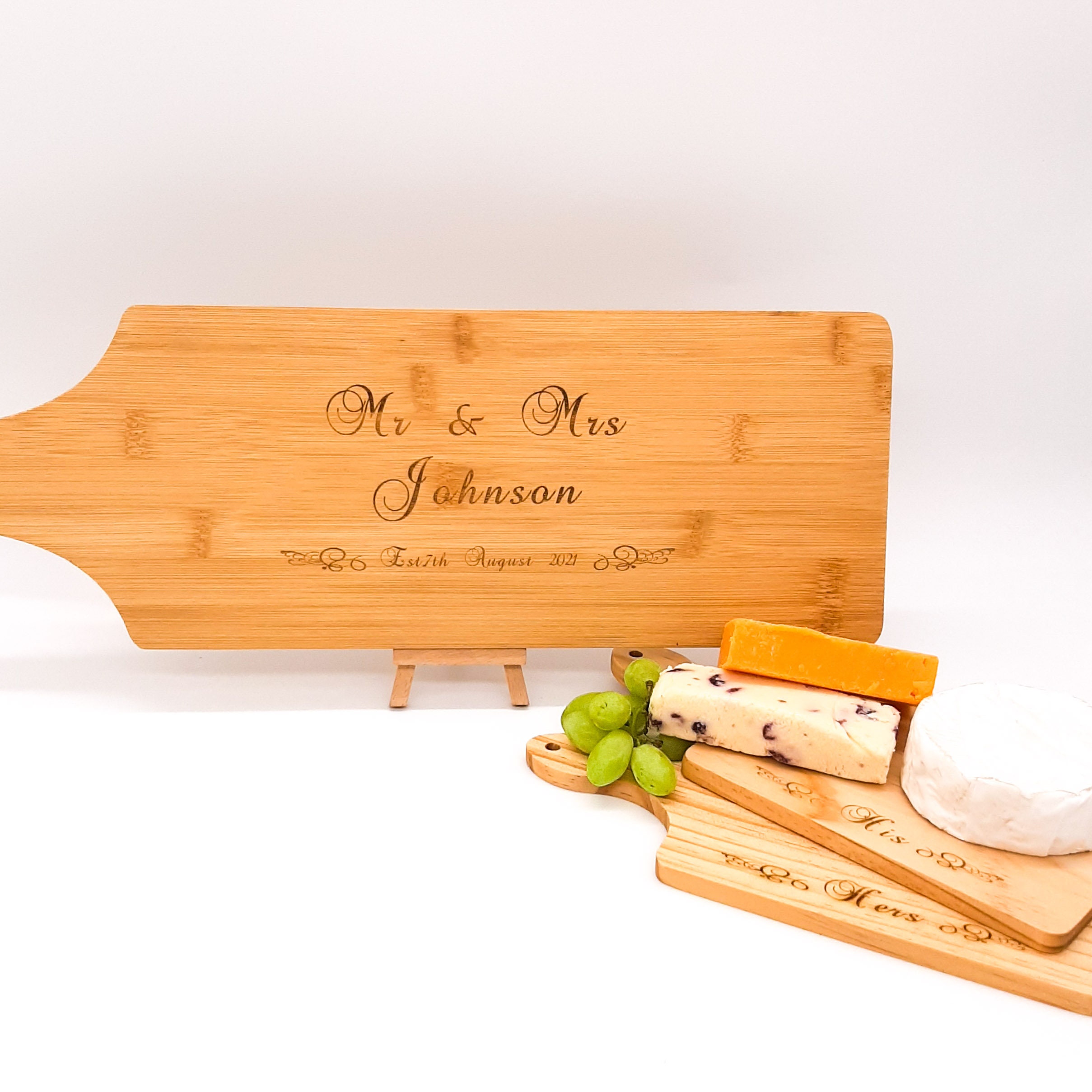 Personalised Cheese Board Gift Set Perfect Wedding or Etsy UK
